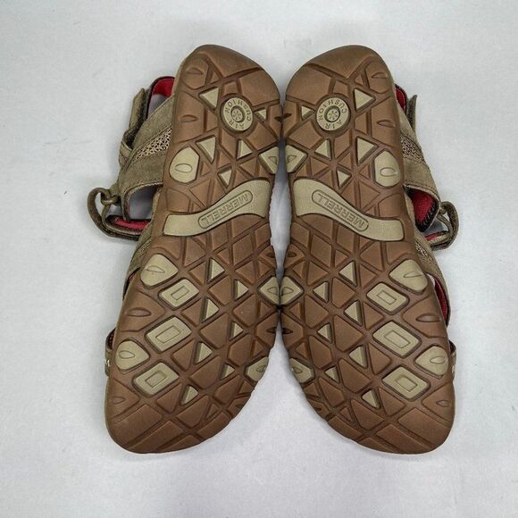 Merrell Women's Size 8 Brown & Pink Kangaroo Sport Hiking Sandals - Picture 7 of 8